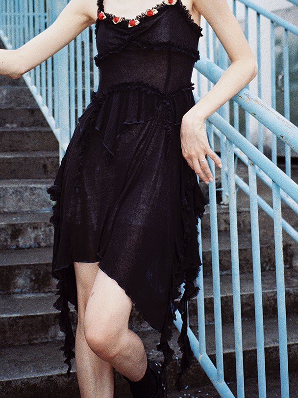 Rüschen-Rüschenasymmetrie Ein-Piecece