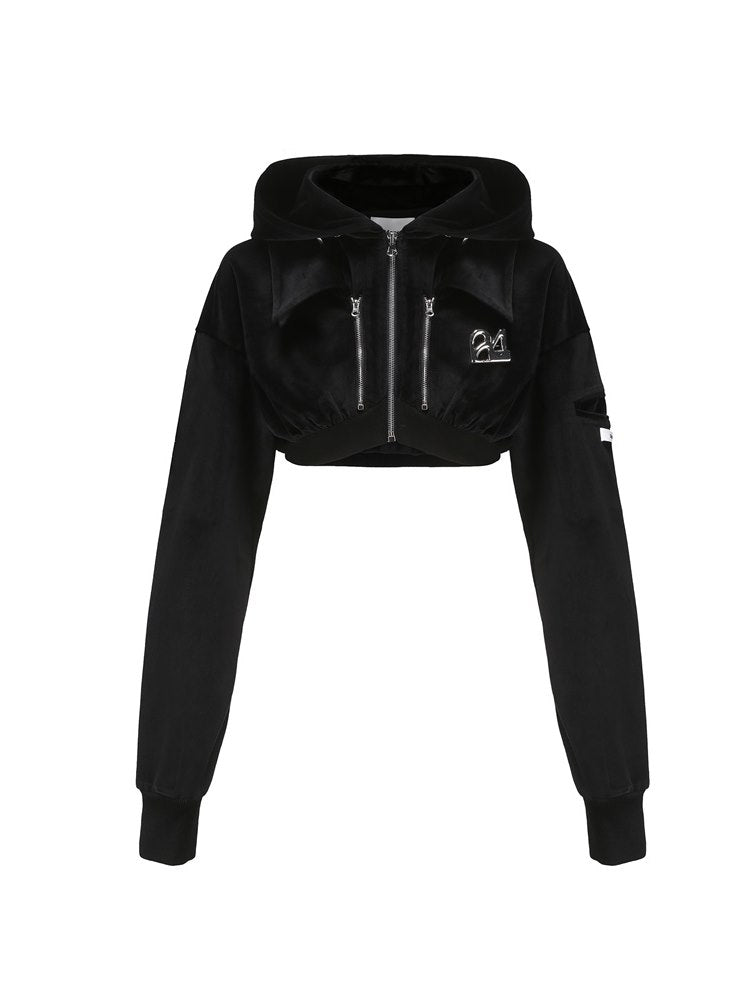 Lässige, geschnittene stilvolle Parka & Hosen