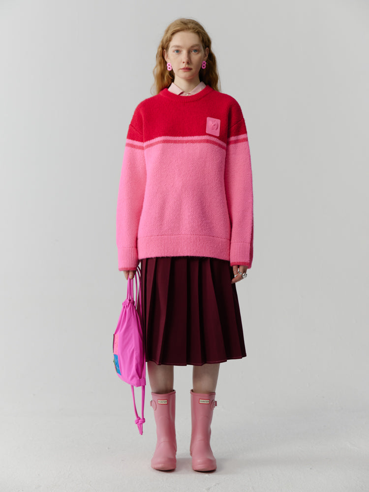 VIVID CUTE SIMPLE OVERSIZE KNIT