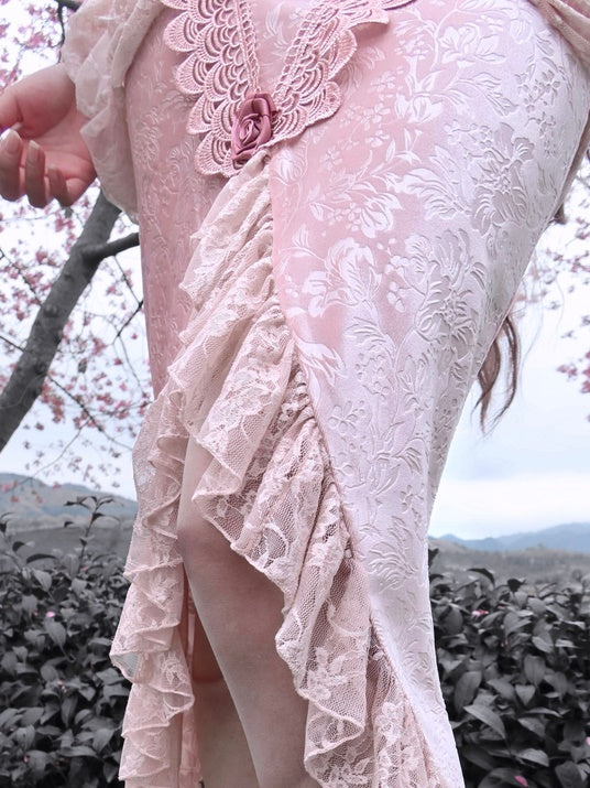 Gotische Spitze Rose Prinzessin Langstachel