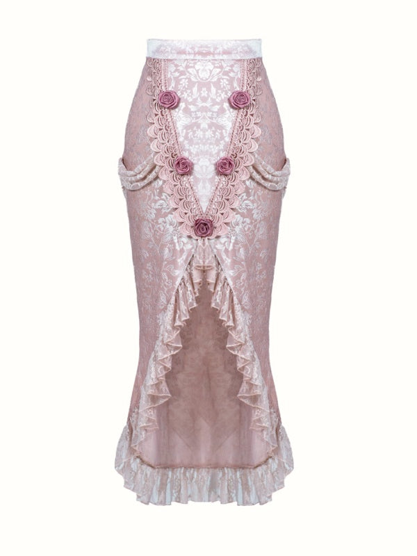 Gotische Spitze Rose Prinzessin Langstachel