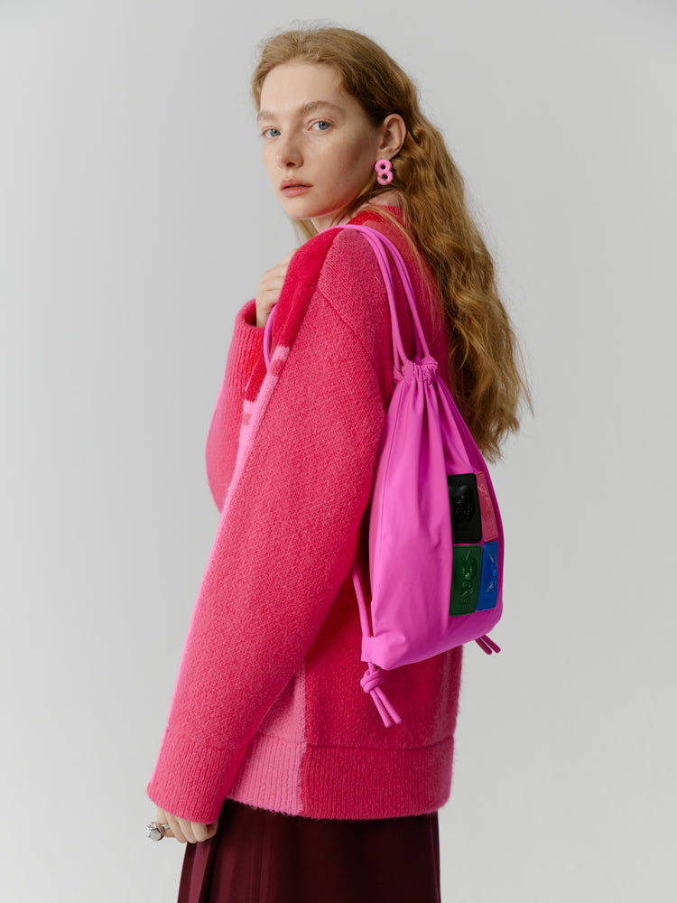 VIVID CUTE SIMPLE OVERSIZE KNIT