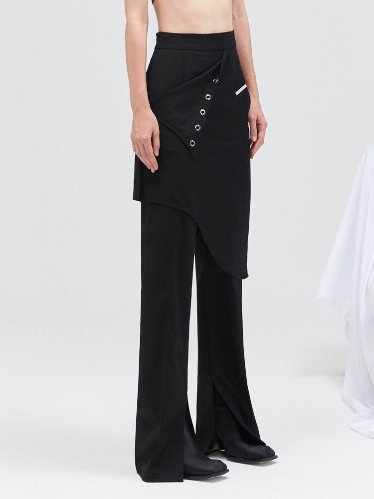 플레어 니치 시원한 치마 바지