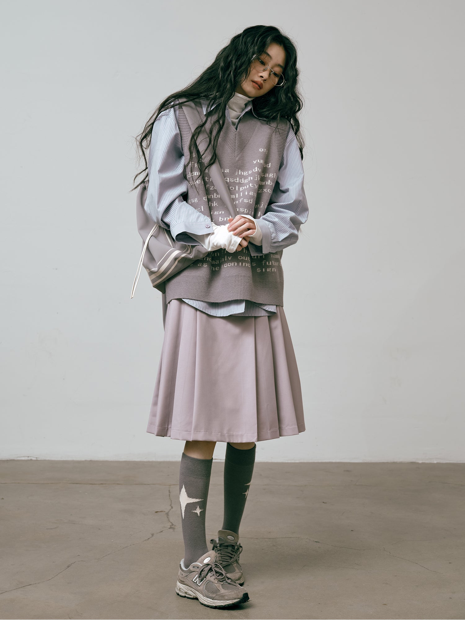 Simple Pleats Chic Skirt