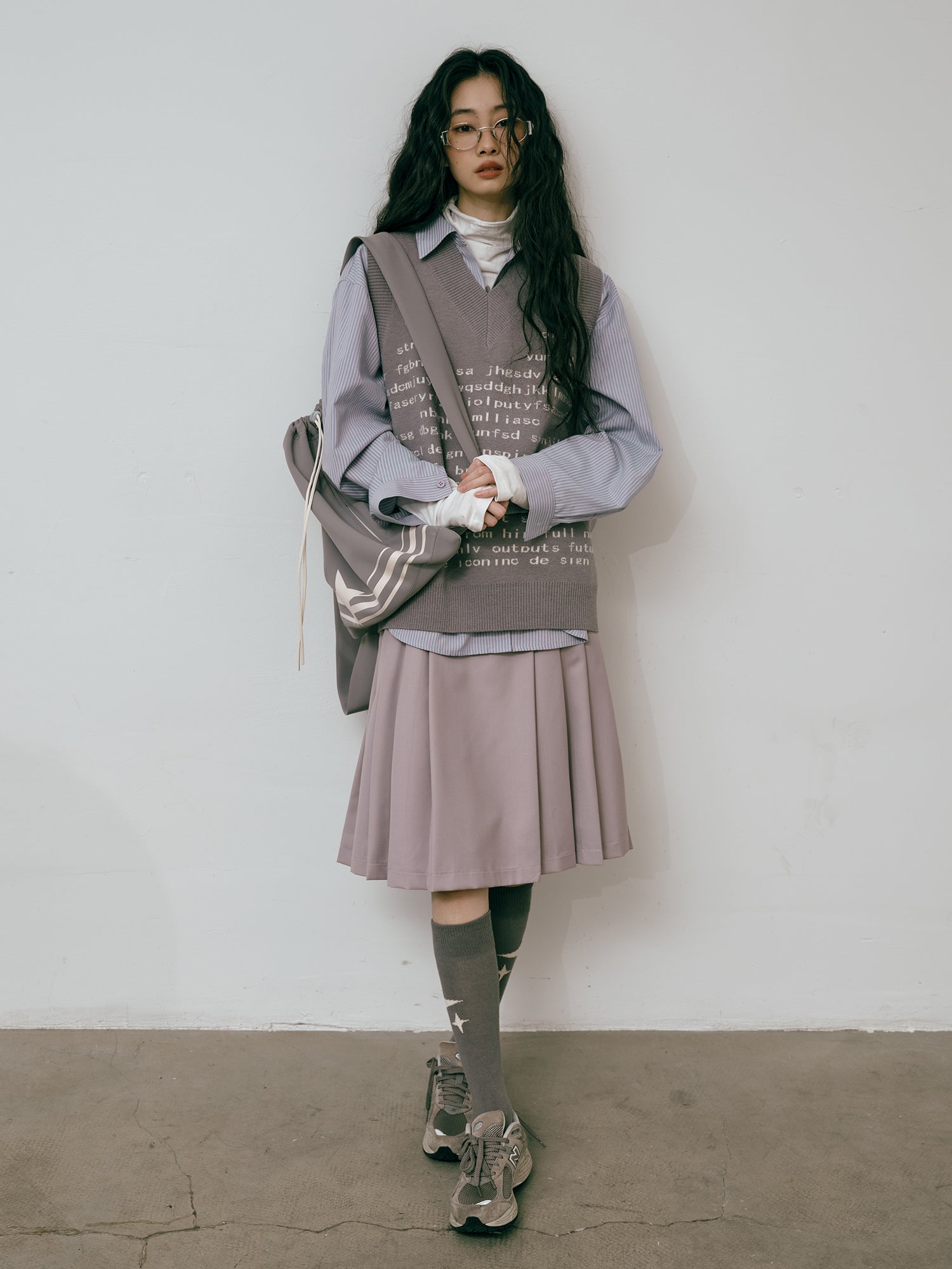 Simple Pleats Chic Skirt