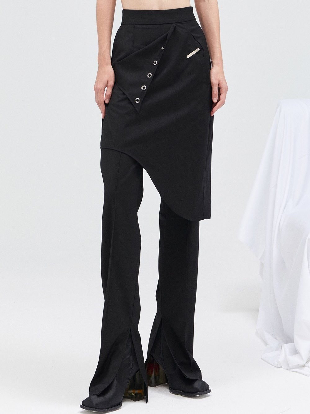 플레어 니치 시원한 치마 바지