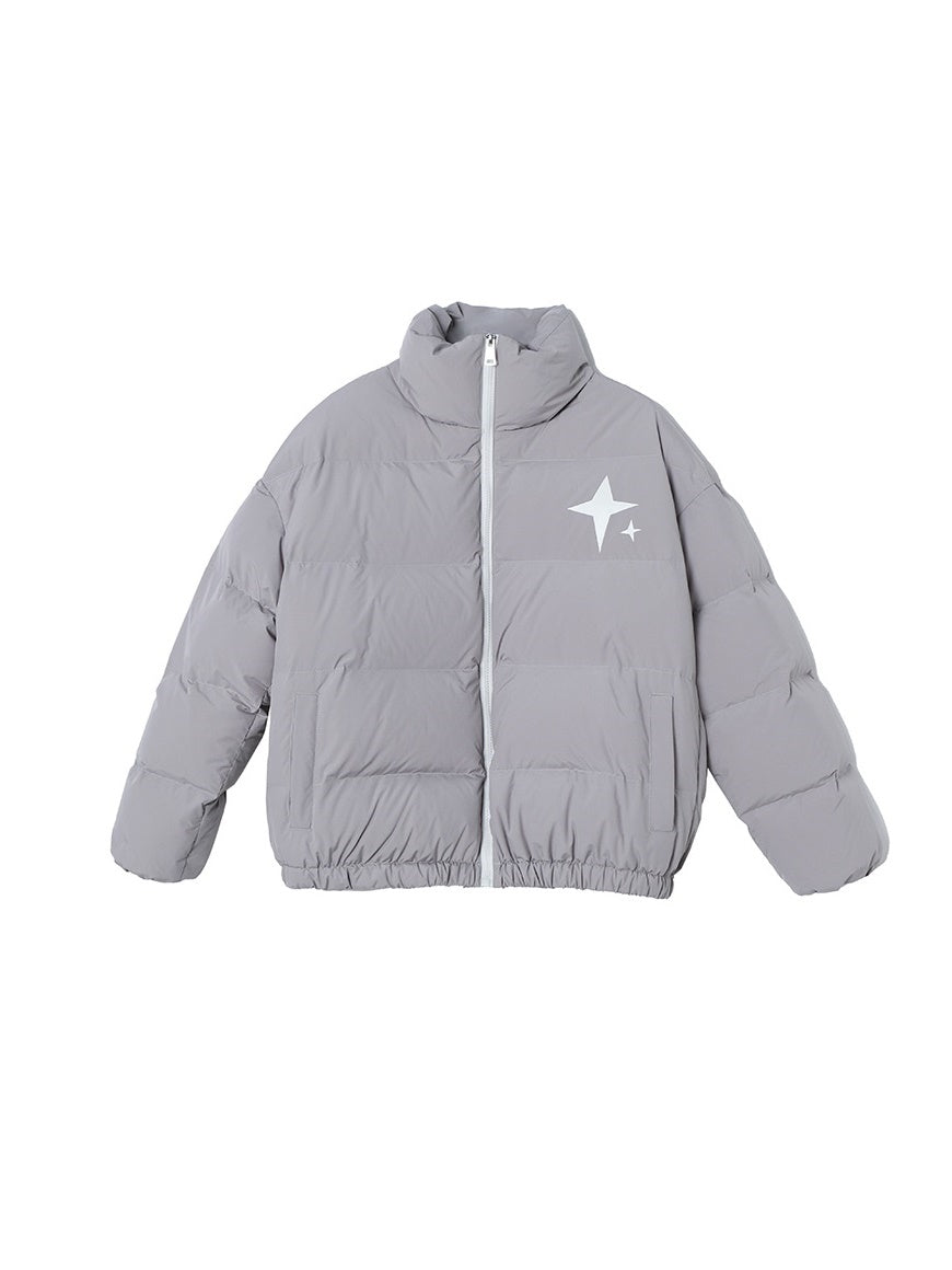 Quilting Mature Modest Down-Jacket & Skirt