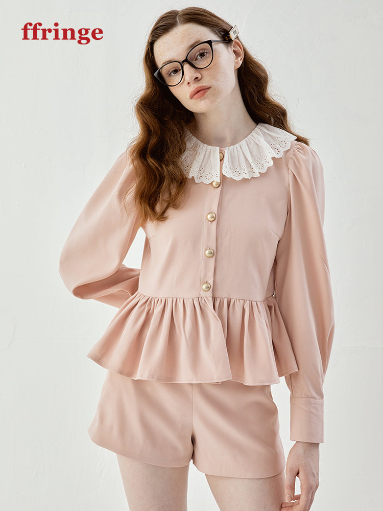 Suede Short Plain Short-Pants