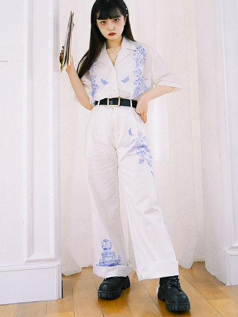 Engel Pail Wide Nichi Hosen