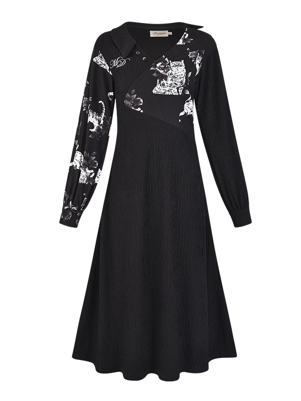 Nichi Cat Long Fancy One-piece