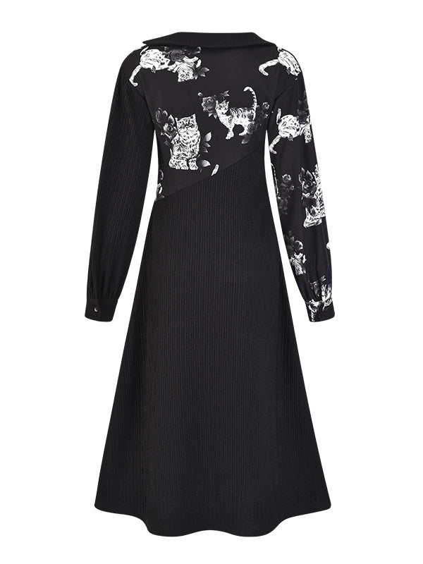 Nichi Cat Long Fancy One-piece