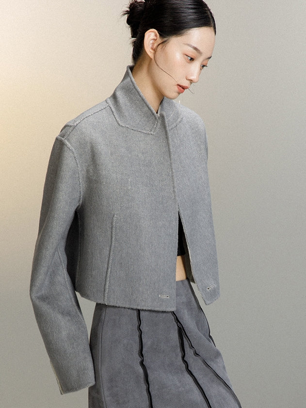 가역적 인 그라데이션 니치 고급 성숙 재킷