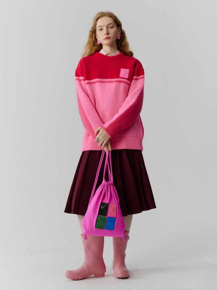 VIVID CUTE SIMPLE OVERSIZE KNIT