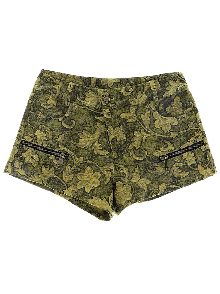 위장 Gaudy Retro Short-Pants