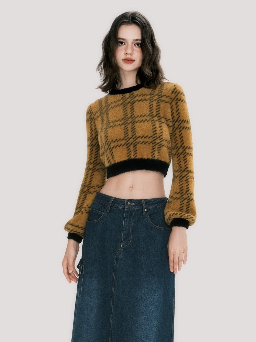 Cropped Palid Casual Knit