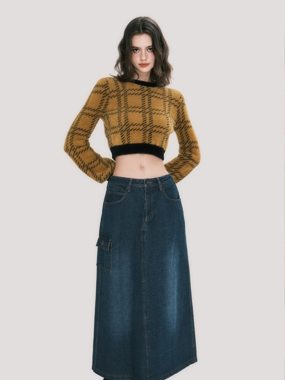 Cropped Palid Casual Knit