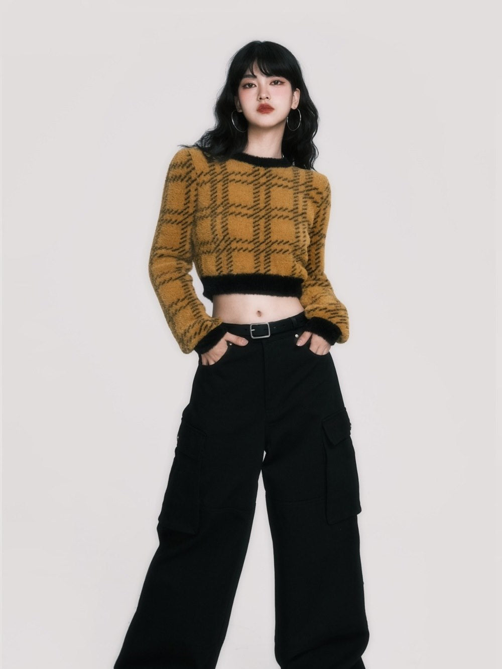 Cropped Palid Casual Knit