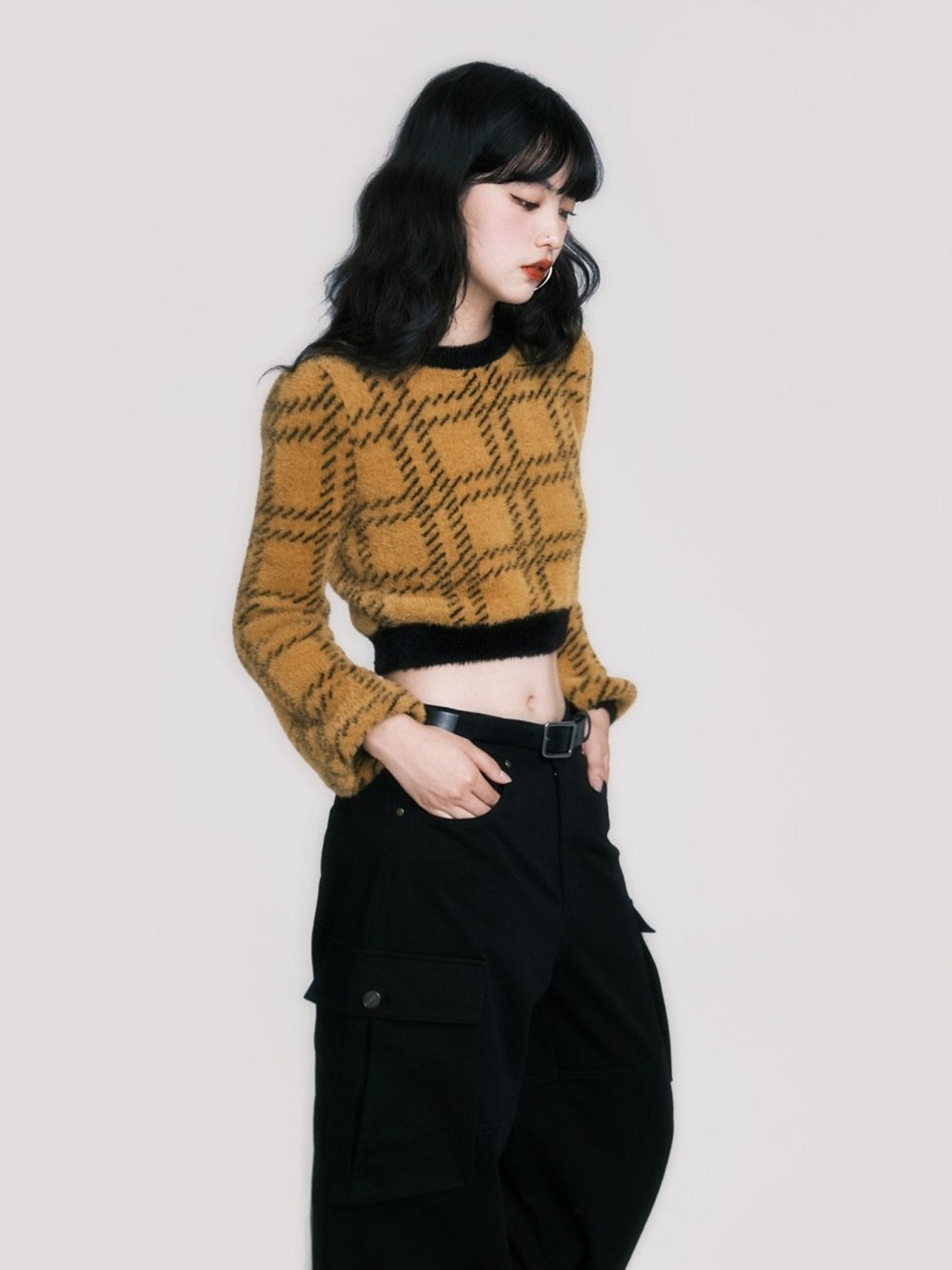 Cropped Palid Casual Knit