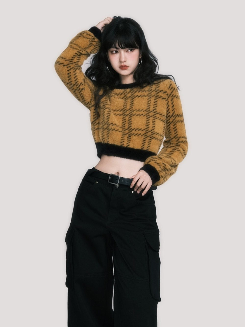 Cropped Palid Casual Knit