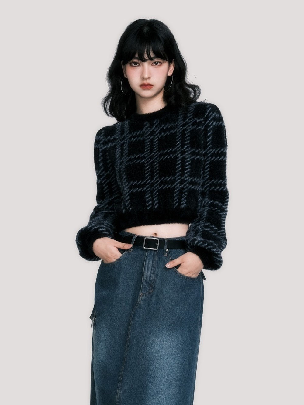 Cropped Palid Casual Knit