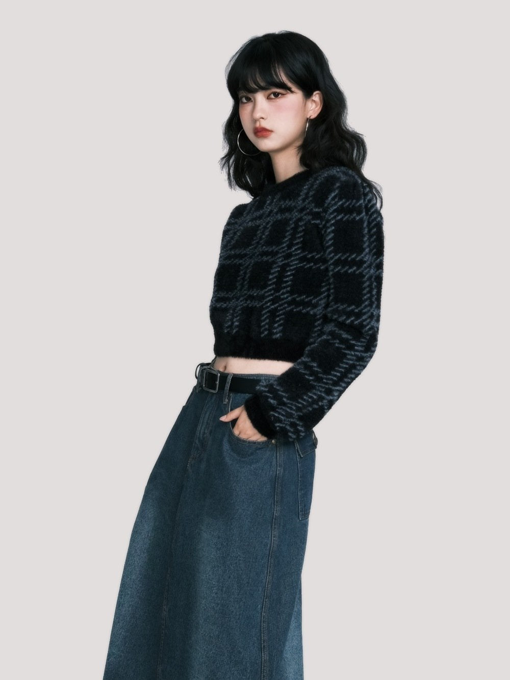 Cropped Palid Casual Knit