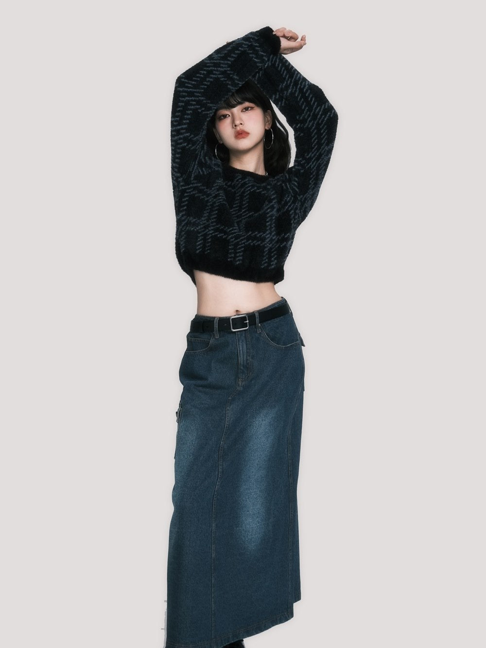 Cropped Palid Casual Knit