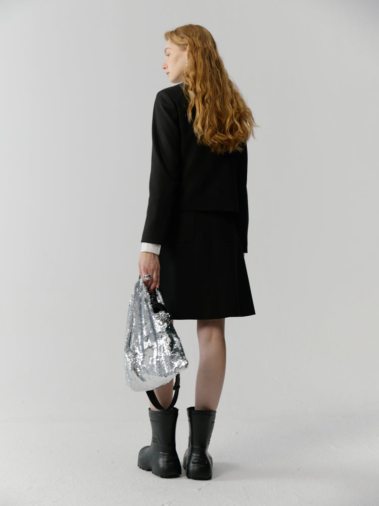 CHECKED NICHI MULTI MODERN JACKET & SKIRT