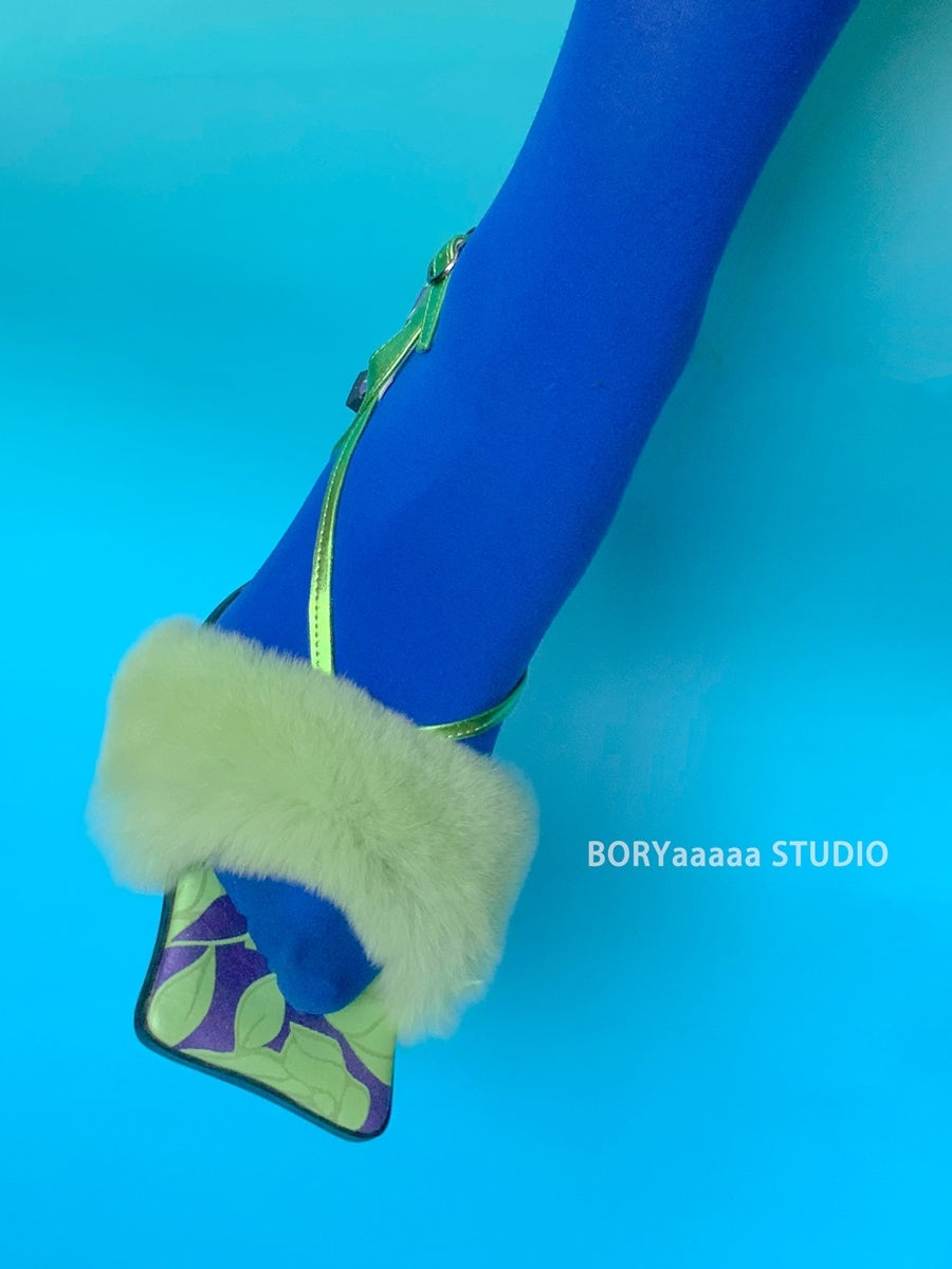 Sandale à la mode à talons à toe à toe à toe à fleurs