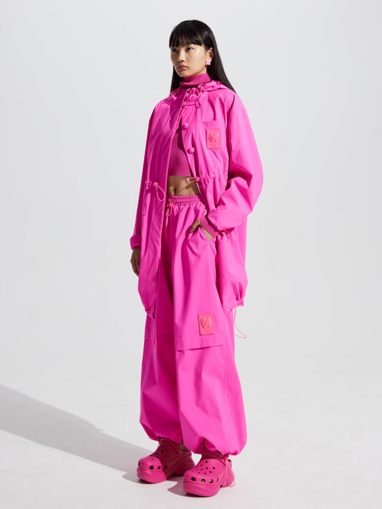 길고 생생한 바람막이