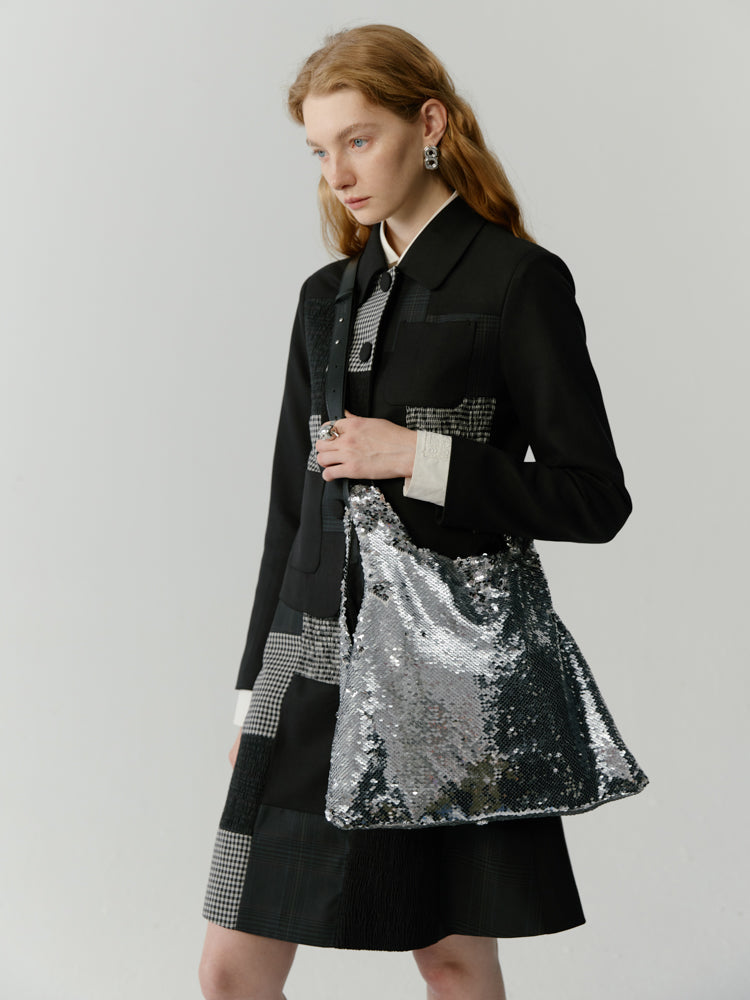 CHECKED NICHI MULTI MODERN JACKET & SKIRT