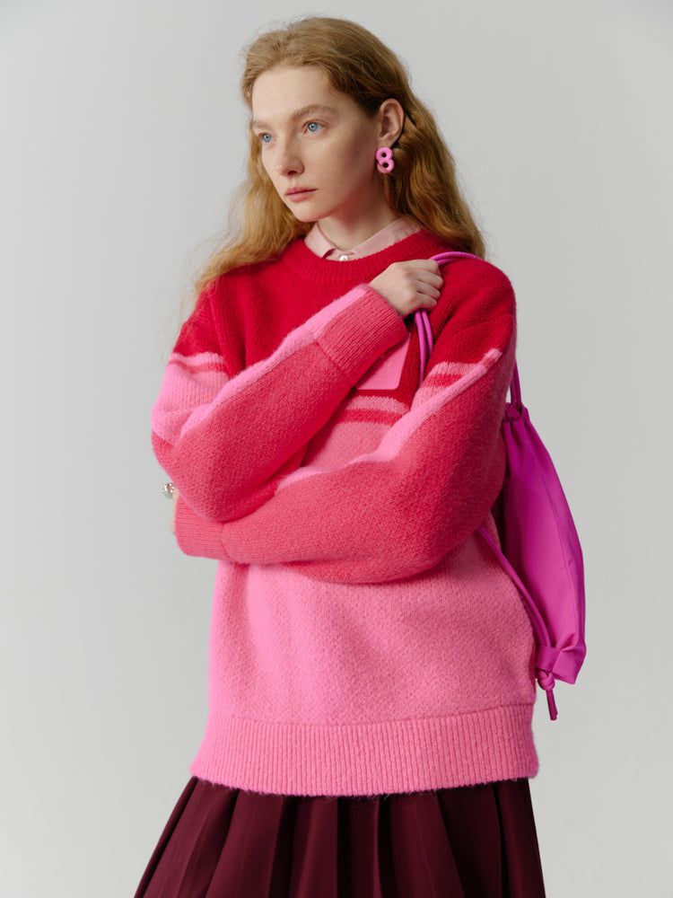 VIVID CUTE SIMPLE OVERSIZE KNIT