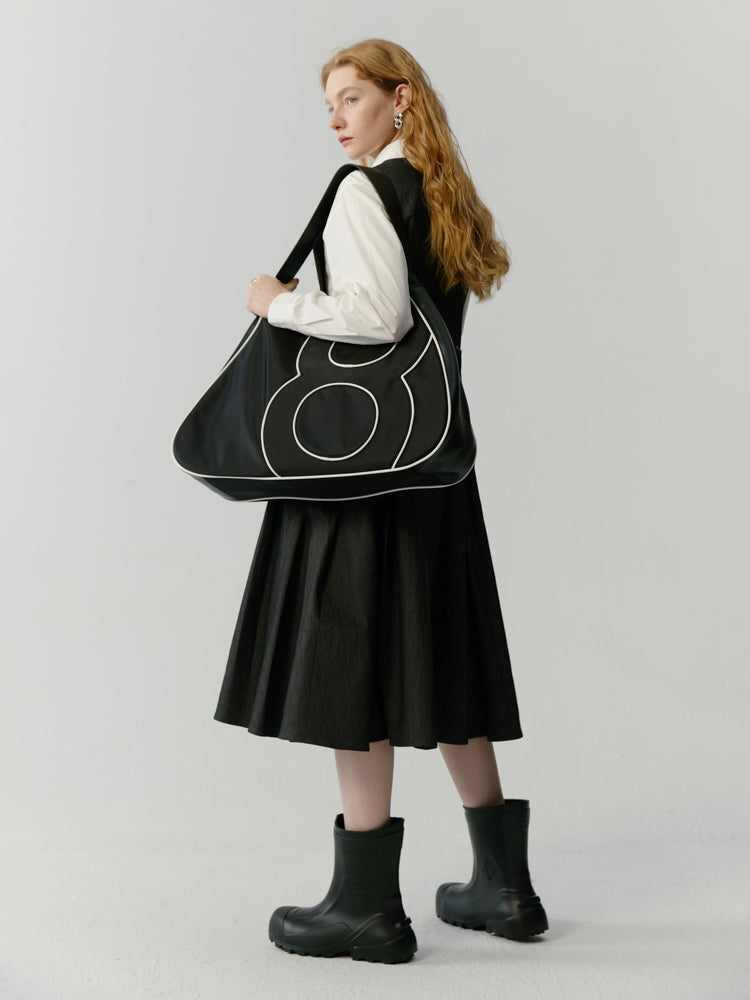 8 Large Monotone Bag