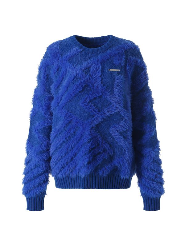 푹신한 보아 캐주얼 니트