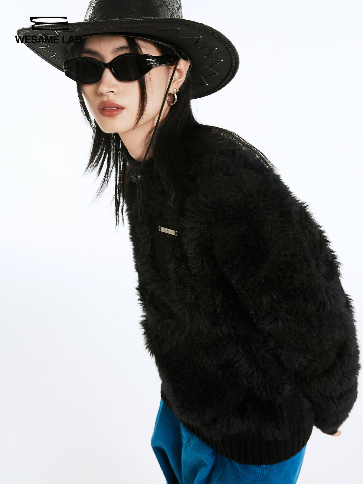 푹신한 보아 캐주얼 니트