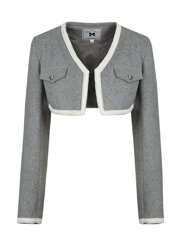 대학 스타일의 여성용 볼로로 재킷 및 원피스