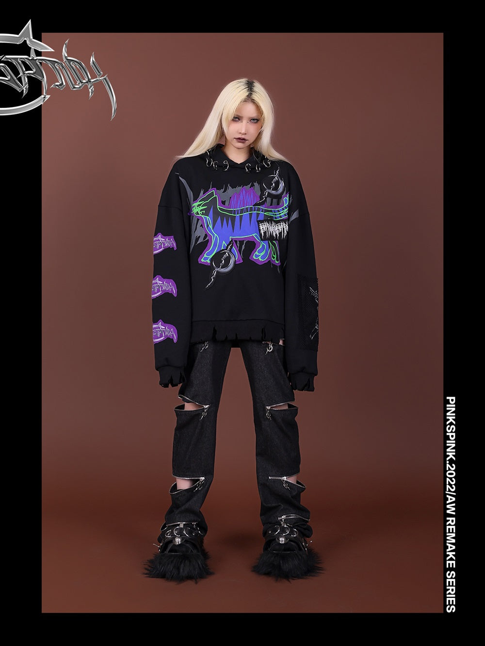 Sweat à capuche Nichi Cat-Eark Parka remarquable