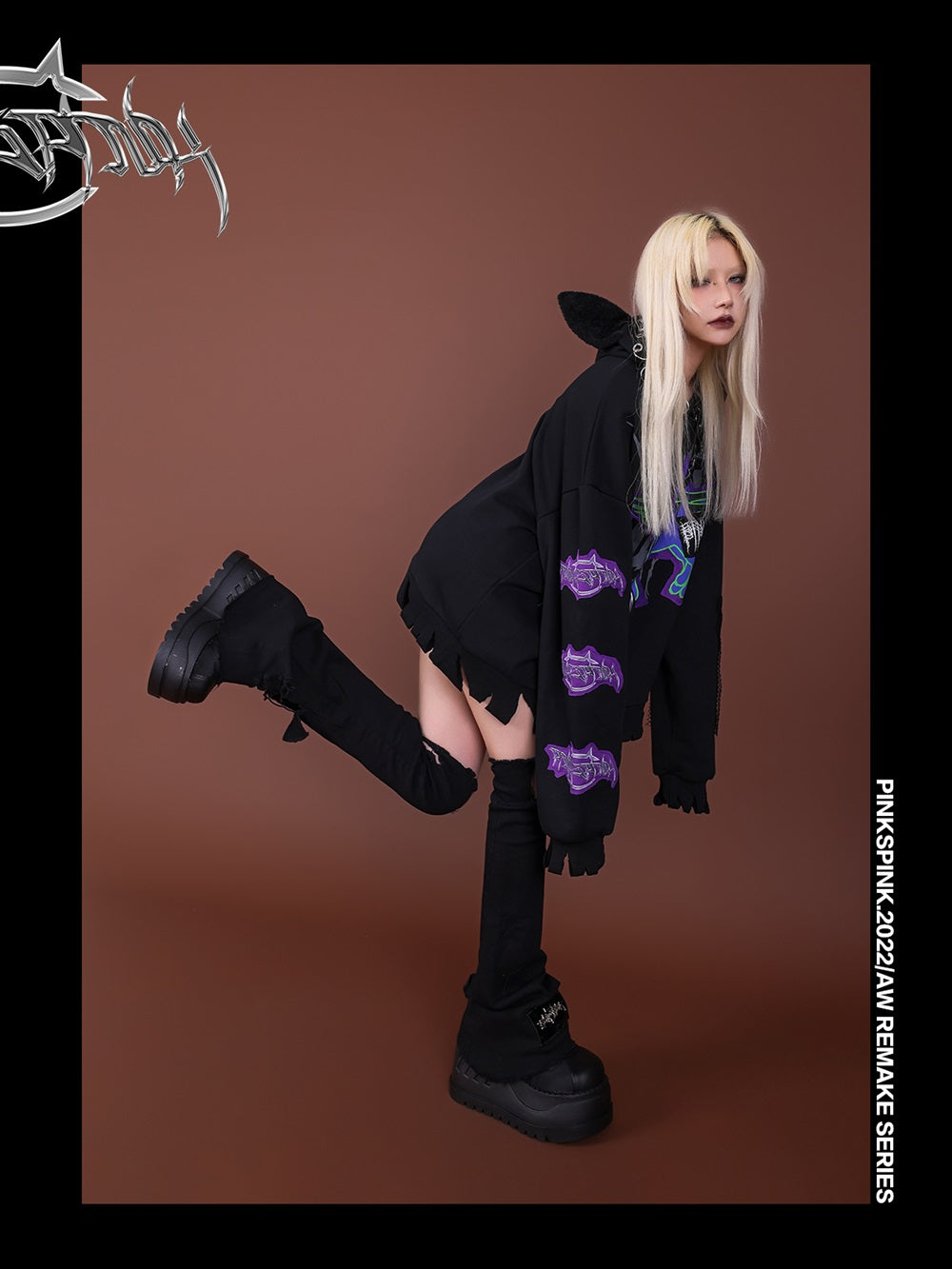 Sweat à capuche Nichi Cat-Eark Parka remarquable