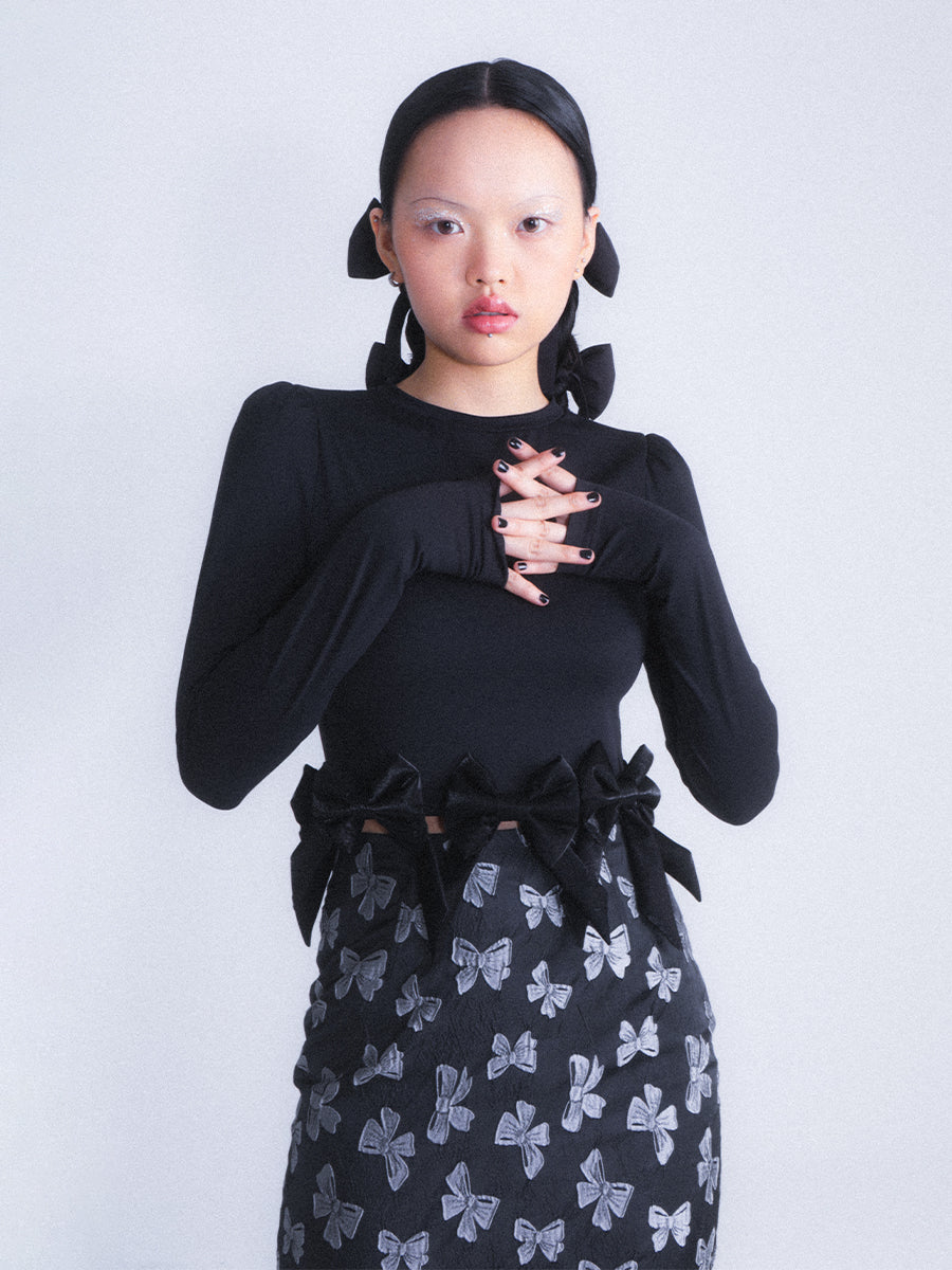 Nichi Ribbon Short Cutsew