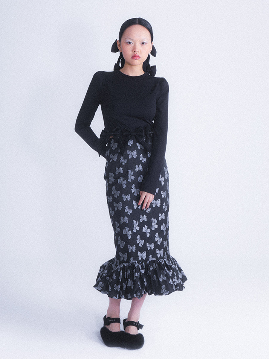 Nichi Ribbon Short Cutsew