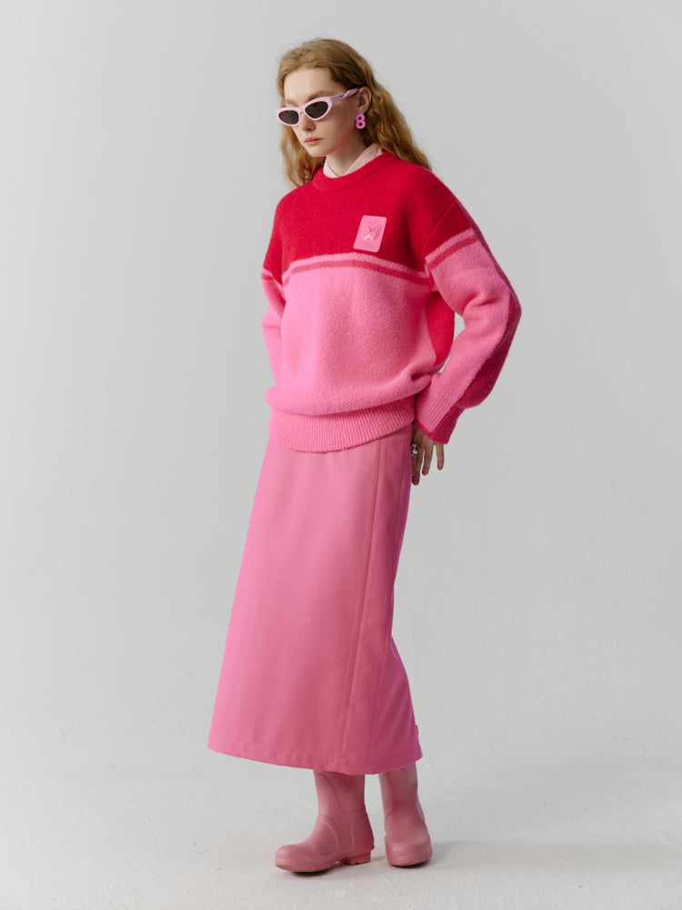 VIVID CUTE SIMPLE OVERSIZE KNIT