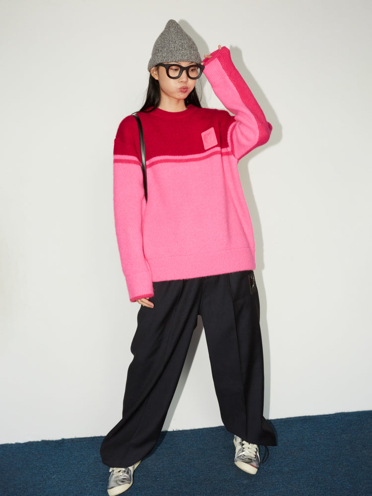 VIVID CUTE SIMPLE OVERSIZE KNIT