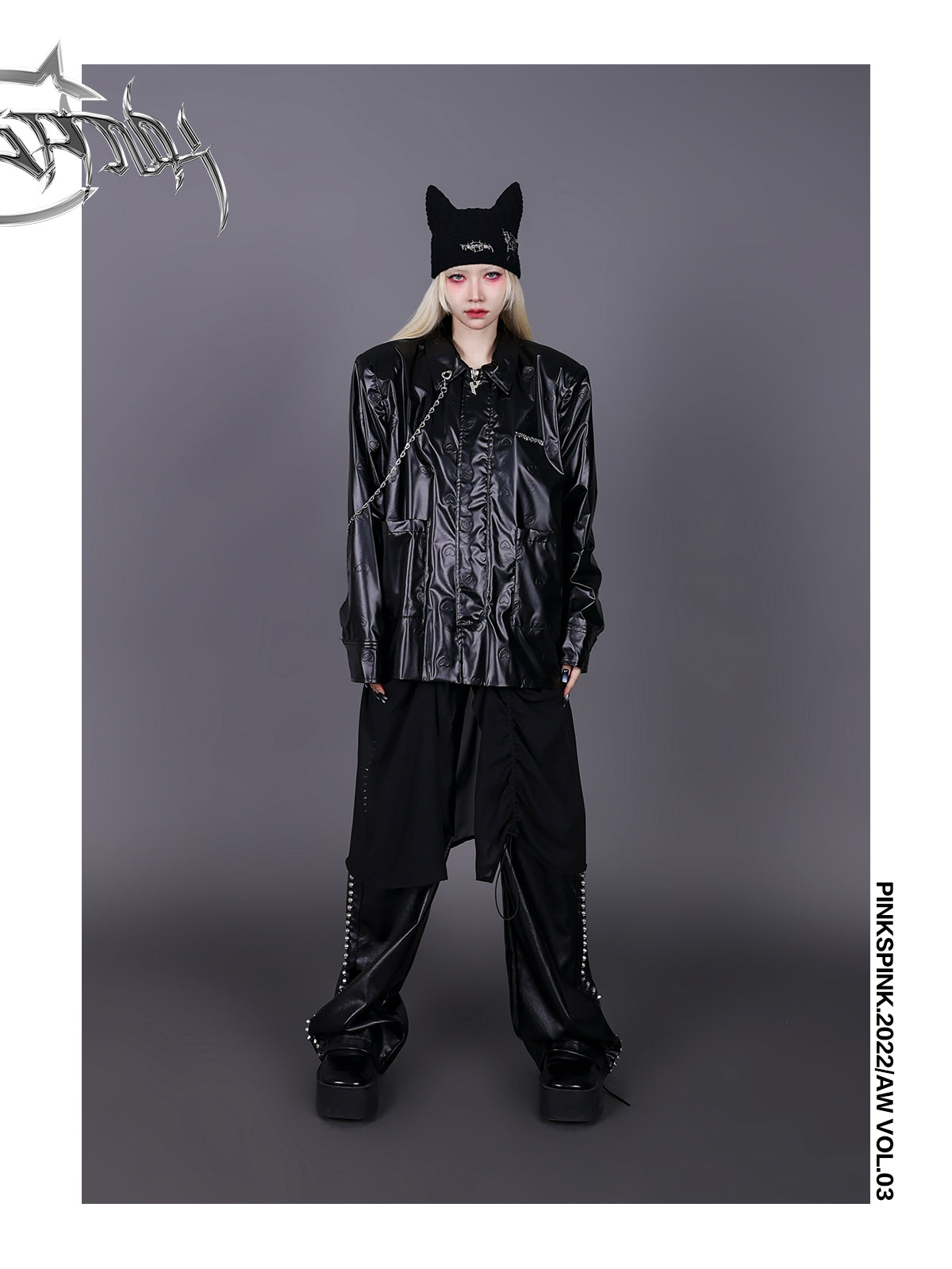 고양이 귀여운 니트 모자