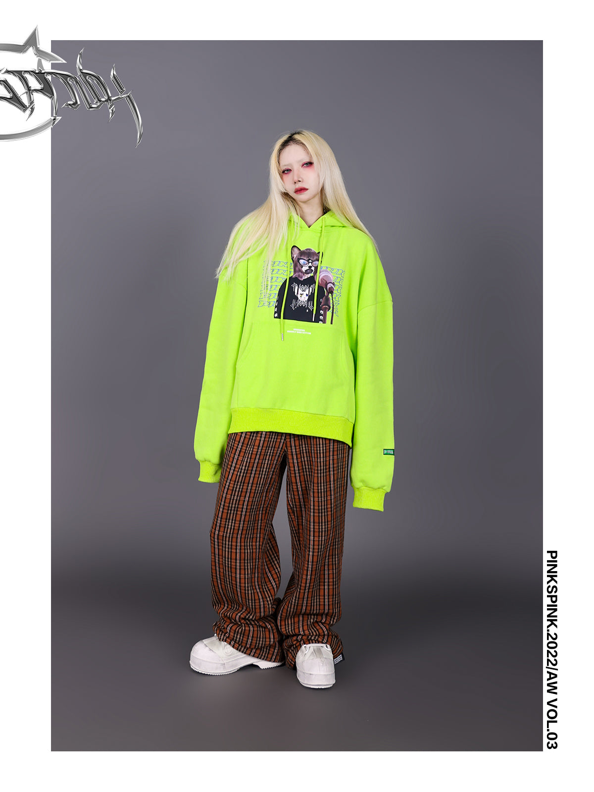 Plaid Casual Wide Pants