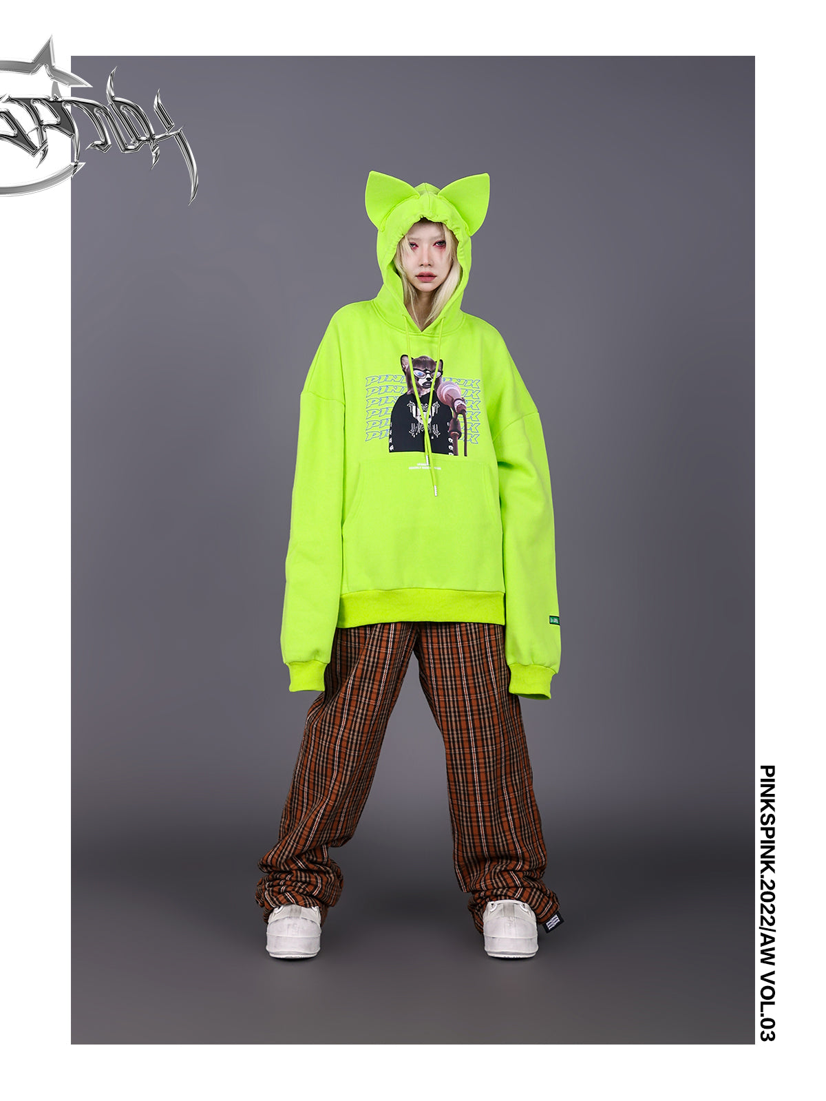 Plaid Casual Wide Pants