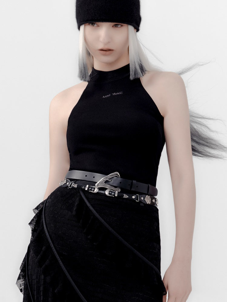 Knitted Tight Cutsew One-Piece