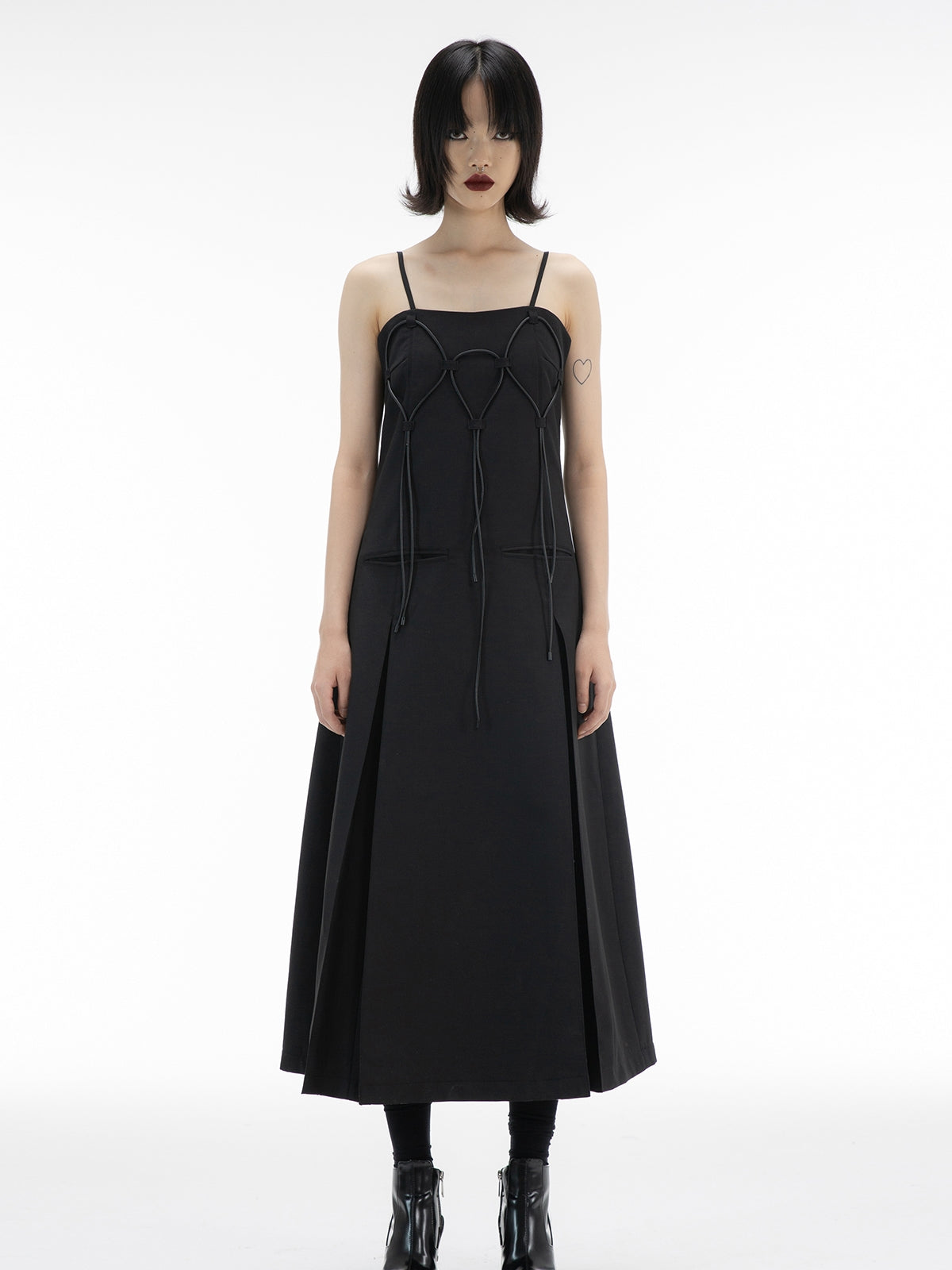 Nichi Rope Flare Long One-piece