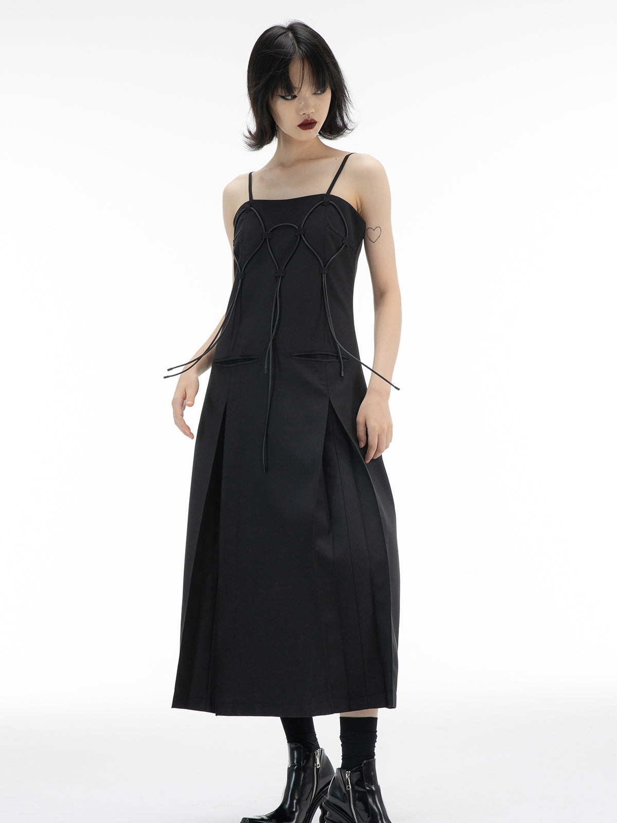 Nichi Rope Flare Long One-piece