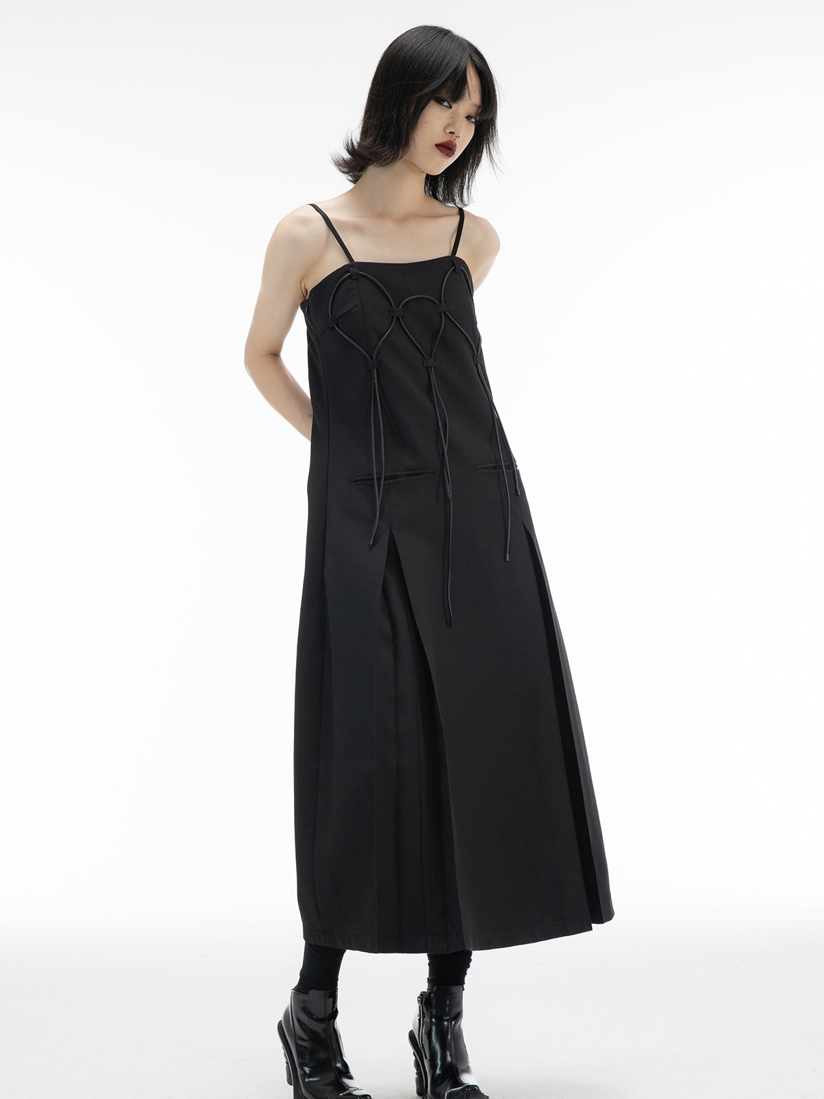 Nichi Rope Flare Long One-piece