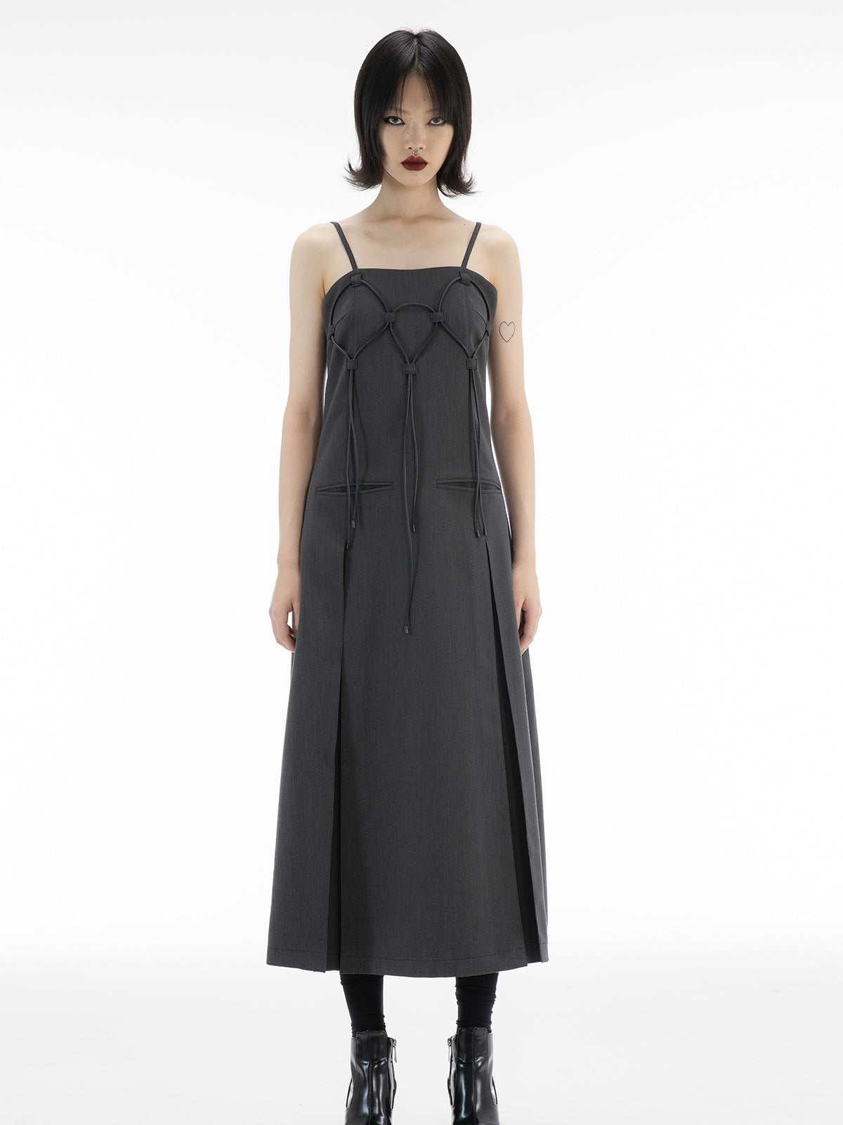 Nichi Rope Flare Long One-piece