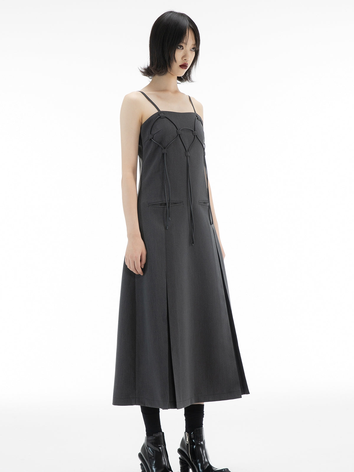 Nichi Rope Flare Long One-piece